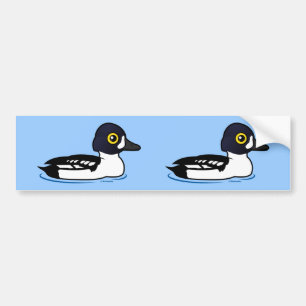 Birdorable Barrow's Goldeneye Bumper Sticker