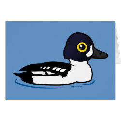 Barrow's Goldeneye Greeting Card