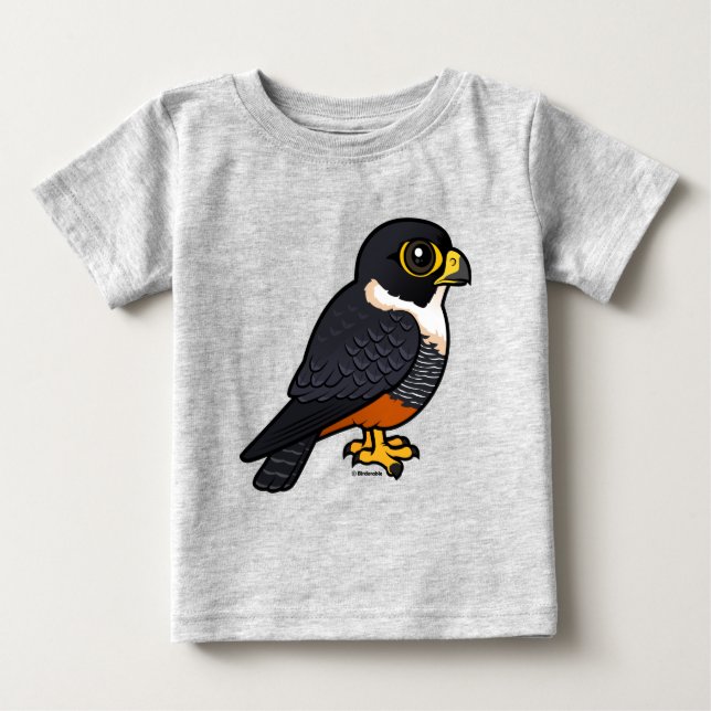 Birdorable Bat Falcon Cute Cartoon Raptor Baby T-Shirt (Front)