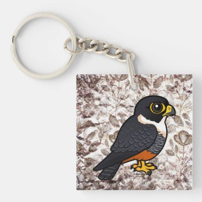 Birdorable Bat Falcon Cute Cartoon Raptor Keychain
