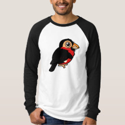 Bearded Barbet Men's Canvas Long Sleeve Raglan T-Shirt