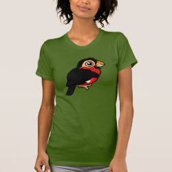 Bearded Barbet Women's American Apparel Fine Jersey Short Sleeve T-Shirt