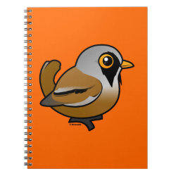 Bearded Reedling Photo Notebook (6.5
