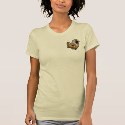 Bearded Reedling Women's American Apparel Fine Jersey Short Sleeve T-Shirt