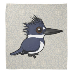 Cute Belted Kingfisher Bandana