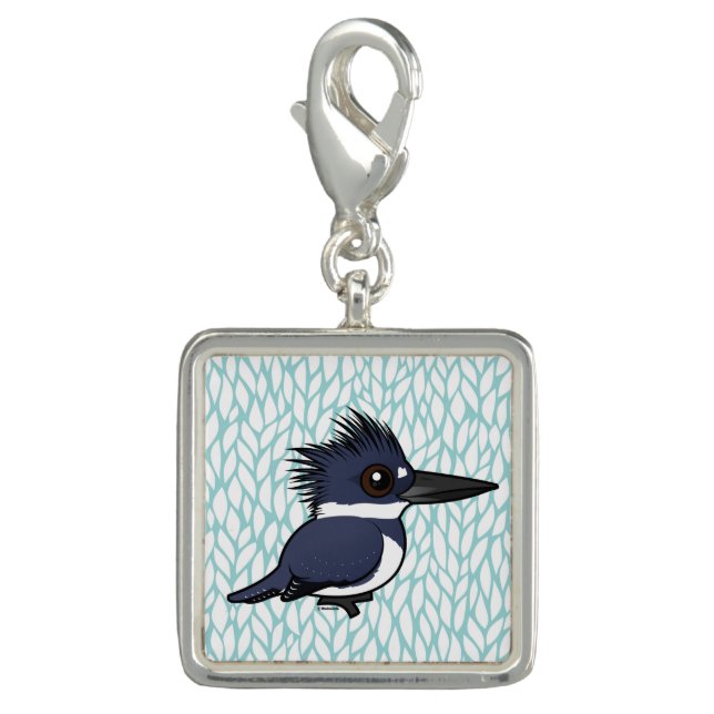 Birdorable Belted Kingfisher (male) Charm (Front)