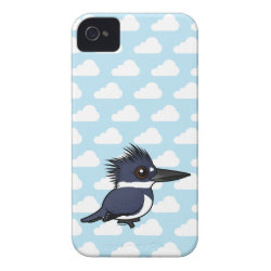 Cute Belted Kingfisher Case-Mate iPhone 4 Barely There Universal Case