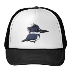 Cute Belted Kingfisher Trucker Hat