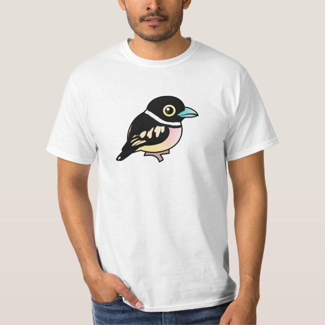 Birdorable Black-and-yellow Broadbill T-Shirt (Front)