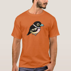 Black-and-yellow Broadbill Men's Basic Dark T-Shirt