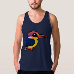 Black-backed Dwarf-Kingfisher Men's American Apparel Fine Jersey Tank Top