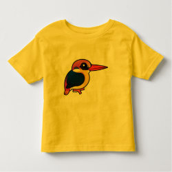 Black-backed Dwarf-Kingfisher Toddler Fine Jersey T-Shirt