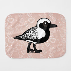 Black-bellied Plover Burp Cloth