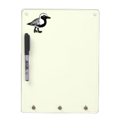 Black-bellied Plover Vertical Dry-erase Board with Keychain holder and Pen