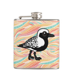 Black-bellied Plover Vinyl Wrapped Flask, 6 oz.