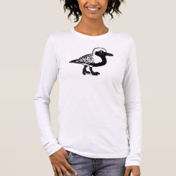 Black-bellied Plover Women's Basic Long Sleeve T-Shirt