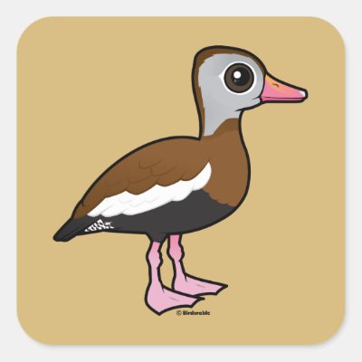 Cute Cartoon Black-bellied Whistling-Duck | Birdorable