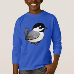 Birdorable Black-capped Chickadee Kids' Basic Long Sleeve T-Shirt