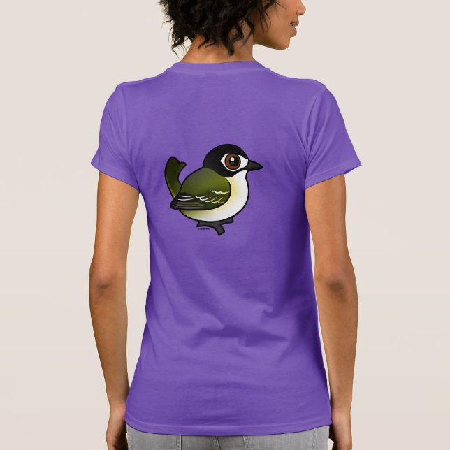 Birdorable Black-capped Vireo T-Shirt (Back)