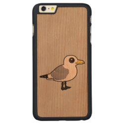 Black-legged Kittiwake adult Carved iPhone 6 Plus Slim Wood Case