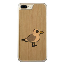 Black-legged Kittiwake adult Carved Apple iPhone 7 Plus Wood Case