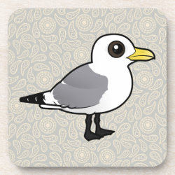 Black-legged Kittiwake adult Beverage Coaster