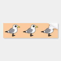 Black-legged Kittiwake adult Bumper Sticker