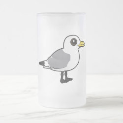 Black-legged Kittiwake adult Frosted Glass Mug