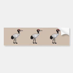 Birdorable Black-necked Crane Bumper Sticker