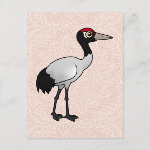 Birdorable Black-necked Crane Postcard