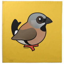 Black-throated Finch Cloth Napkins (set of 4) dinner 20