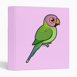 Blossom-headed Parakeet Avery Signature Binder 8.5x11