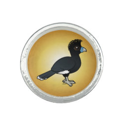 Blue-billed Curassow Round Ring