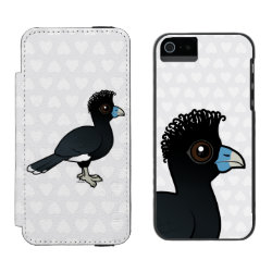 Blue-billed Curassow Incipio Watson™ iPhone 5/5s Wallet Case