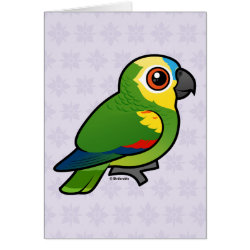 Birdorable-Blue-fronted Parrot Note Card