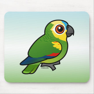 Blue Fronted Parrot Office Products Supplies Zazzle Birdorable Blue Fronted Parrot Mouse Pad