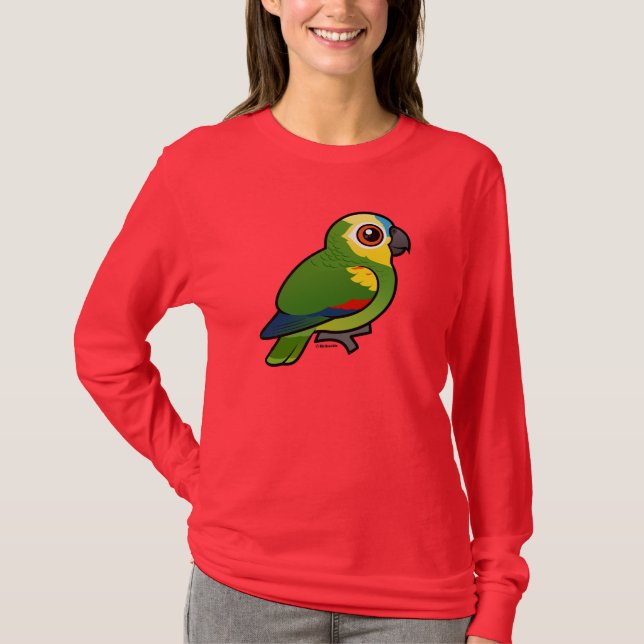 Birdorable Blue-fronted Parrot T-Shirt (Front)