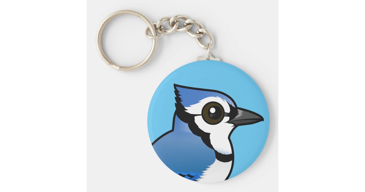 Birdorable Blue Jay Keychain
