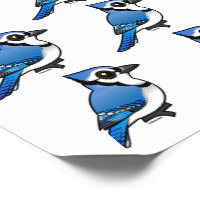 Blue Jay Bird Rubber Stamp Save 25%