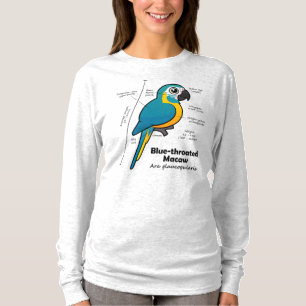 Birdorable Blue-throated Macaw Statistics T-Shirt