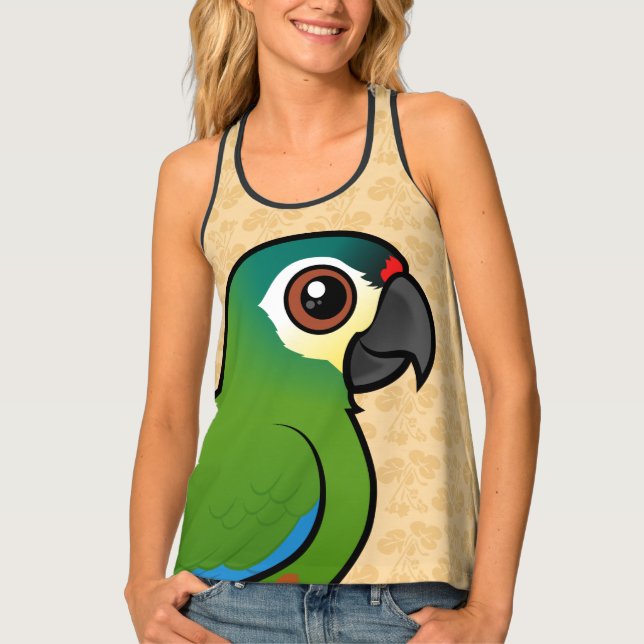 Birdorable Blue-winged Macaw Tank Top (Front)