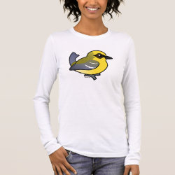 Blue-winged Warbler Women's Bella+Canvas Long Sleeve T-Shirt