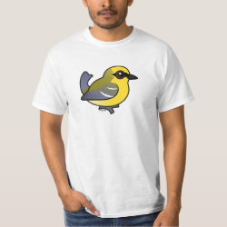 Blue-winged Warbler Men's Crew Value T-Shirt