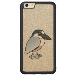 Boat-billed Heron Carved iPhone 6 Plus Slim Wood Case