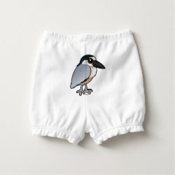 Boat-billed Heron Baby's Ruffled Diaper Cover