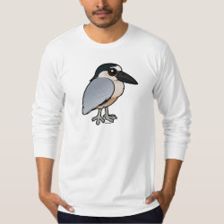 Boat-billed Heron Men's American Apparel Fine Jersey Long Sleeve T-Shirt