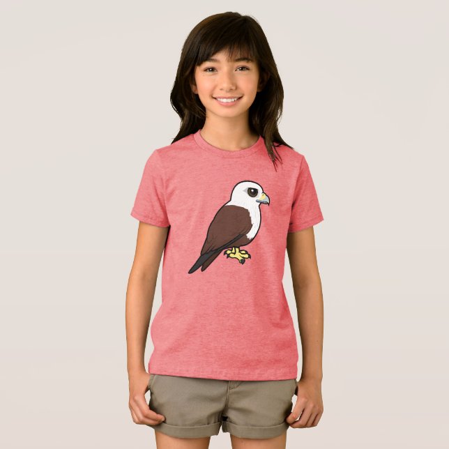 Birdorable Brahminy Kite Tri-Blend Shirt (Front Full)