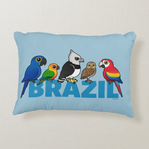 Birdorable Brazil Accent Pillow