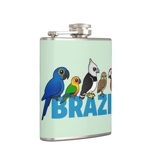 Birdorable Brazil Flask