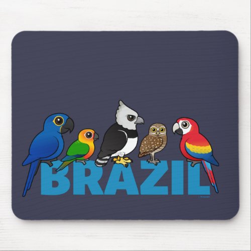 Birdorable Brazil Mouse Pad